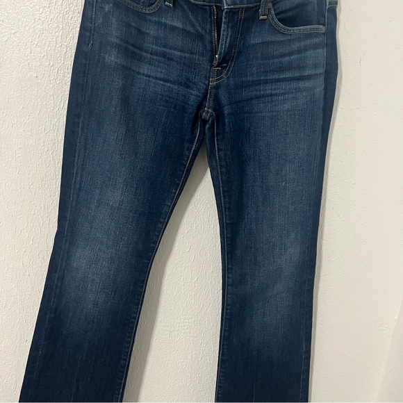 7 For All Mankind Kimmie Bootcut Jeans Size 28 Dark Wash Business Casual EUC - Picture 3 of 14